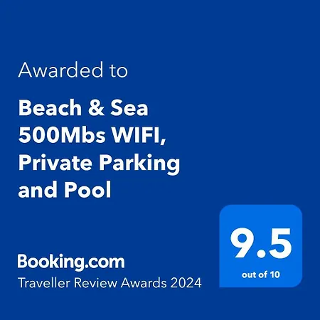 & Sea Apt, Fast Wifi, Airco, Private Parking And Pool דירה פורטימאו